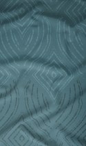 Poszewka satynowa 70x80 turkusowa geometria zapinana na suwak 4878 B - Karo Satin 160