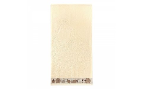 Ręcznik 50x70 The Sheeps Owce kremowy 400 g/m2 frotte bawełniany dziecięcy Zwoltex Ręcznik 50x70 The Sheeps Owce kremowy 400 g/m2 frotte bawełniany dziecięcy Zwoltex
