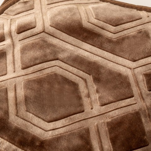 Koc akrylowy 160x200 Vito czekoladowy tłoczony geometryczny narzuta dekoracyjna Koc akrylowy 160x200 Vito czekoladowy tłoczony geometryczny narzuta dekoracyjna