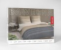 Pościel bawełniana 160x200 beżowa kremowa grafitowa pasy 5245 A Bawełna 48
