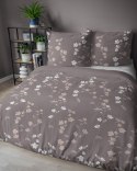 Pościel bawełniana 220x200 beżowa ciemna różowa kwiatki 5250 A Bawełna 48 Pościel bawełniana 220x200 beżowa ciemna różowa kwiatki 5250 A Bawełna 48