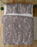 Pościel bawełniana 220x200 beżowa ciemna różowa kwiatki 5250 A Bawełna 48 Pościel bawełniana 220x200 beżowa ciemna różowa kwiatki 5250 A Bawełna 48