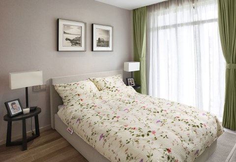 Pościel z kory 140x200 wzór 182/1 Powój kwiatki na kremowym tle na guziki 100% bawełna gruba Pościel z kory 140x200 wzór 182/1 Powój kwiatki na kremowym tle na guziki 100% bawełna gruba