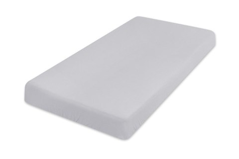 Prześcieradło muślinowe z gumką 60x120 szare jasne 42 Muslin Prześcieradło muślinowe z gumką 60x120 szare jasne 42 Muslin