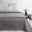 Narzuta dekoracyjna 170x210 Luiz 5 srebrna welurowa D91 Narzuta dekoracyjna 170x210 Luiz 5 srebrna welurowa D91