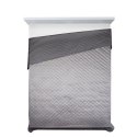 Narzuta dekoracyjna 170x210 Luiz 5 srebrna welurowa D91 Narzuta dekoracyjna 170x210 Luiz 5 srebrna welurowa D91