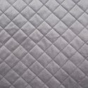 Narzuta dekoracyjna 170x210 Luiz 5 srebrna welurowa D91 Narzuta dekoracyjna 170x210 Luiz 5 srebrna welurowa D91