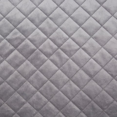Narzuta dekoracyjna 170x210 Luiz 5 srebrna welurowa D91 Narzuta dekoracyjna 170x210 Luiz 5 srebrna welurowa D91