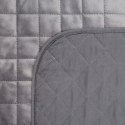 Narzuta dekoracyjna 170x210 Luiz 5 srebrna welurowa D91 Narzuta dekoracyjna 170x210 Luiz 5 srebrna welurowa D91