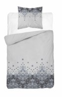 Pościel bawełniana 140x200 Biała z ornamentem - orientalny wzór paisley, 100% bawełna - 5338 B - Soft Meadow Pościel bawełniana 140x200 Biała z ornamentem - orientalny wzór paisley, 100% bawełna - 5338 B - Soft Meadow