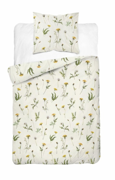 Pościel bawełniana 140x200 Kremowa w dmuchawce - delikatny łąkowy wzór, 100% bawełna - 5339 A - Soft Meadow Pościel bawełniana 140x200 Kremowa w dmuchawce - delikatny łąkowy wzór, 100% bawełna - 5339 A - Soft Meadow