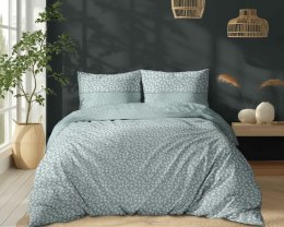 Pościel bawełniana 160x200 Miętowa w drobne kwiatki - romantyczny wzór, 100% bawełna - 5336 A - Soft Meadow