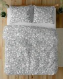 Pościel bawełniana 180x200 Szara w stokrotki - kwiatowy wzór, 100% bawełna - 5337 A - Soft Meadow Pościel bawełniana 180x200 Szara w stokrotki - kwiatowy wzór, 100% bawełna - 5337 A - Soft Meadow