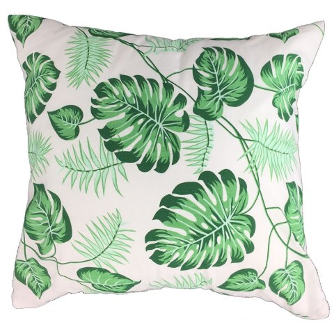 Poszewka z kory 40x40 178a liście zielone Monstera gałązki palmy Poszewka z kory 40x40 178a liście zielone Monstera gałązki palmy