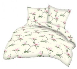 Poszewka z kory 50x60 kremowa różowa magnolia A835 Kora 23