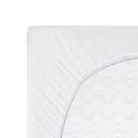 Prześcieradło jersey z gumką 160x200 białe 001 Constance KARO Prześcieradło jersey z gumką 160x200 białe 001 Constance KARO