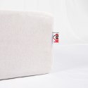 Prześcieradło jersey z gumką 160x200 białe 001 Constance KARO Prześcieradło jersey z gumką 160x200 białe 001 Constance KARO