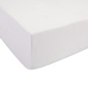 Prześcieradło jersey z gumką 160x200 białe 001 Constance KARO Prześcieradło jersey z gumką 160x200 białe 001 Constance KARO