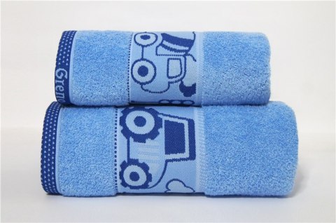 Ręcznik Kids 70x125 Autka niebieski 450 g/m2 Greno Ręcznik Kids 70x125 Autka niebieski 450 g/m2 Greno