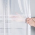 ZOJA Firanka żakardowa gotowa, szerokość 300 x wysokość 160cm, kolor 001 biały 000303/FBP/001/300160/1