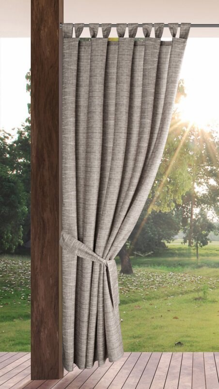 Zasłona gotowa 155x240 Garden 10 brązowa do ogrodu wodoodporna mocowana na szelki/rzep Eurofirany Zasłona gotowa 155x240 Garden 10 brązowa do ogrodu wodoodporna mocowana na szelki/rzep Eurofirany