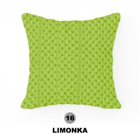 Poszewka dekoracyjna 40x40 Minky limonka 16 Poszewka dekoracyjna 40x40 Minky limonka 16