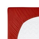 Prześcieradło jersey z gumką 120x200 czerwone 029 Constance KARO Prześcieradło jersey z gumką 120x200 czerwone 029 Constance KARO