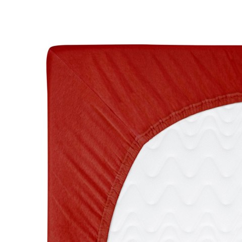 Prześcieradło jersey z gumką 120x200 czerwone 029 Constance KARO Prześcieradło jersey z gumką 120x200 czerwone 029 Constance KARO