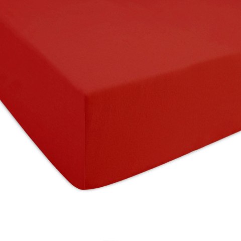 Prześcieradło jersey z gumką 120x200 czerwone 029 Constance KARO Prześcieradło jersey z gumką 120x200 czerwone 029 Constance KARO