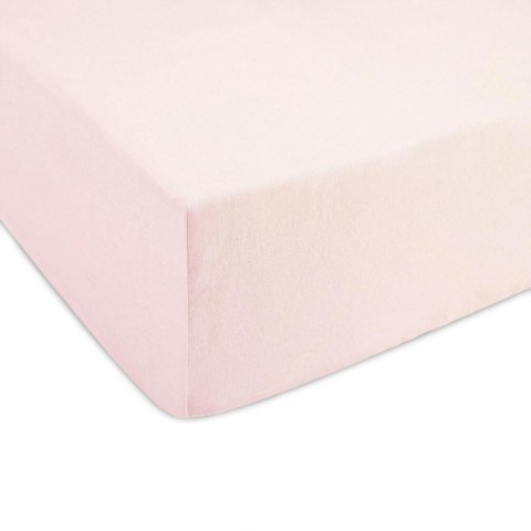 Prześcieradło jersey z gumką 120x200 różowe pudrowe 006 Constance KARO Prześcieradło jersey z gumką 120x200 różowe pudrowe 006 Constance KARO