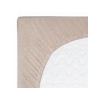 Prześcieradło jersey z gumką 140x200 beżowe 018 Constance KARO Prześcieradło jersey z gumką 140x200 beżowe 018 Constance KARO