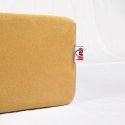 Prześcieradło jersey z gumką 160x200 musztardowe 042 Constance KARO Prześcieradło jersey z gumką 160x200 musztardowe 042 Constance KARO