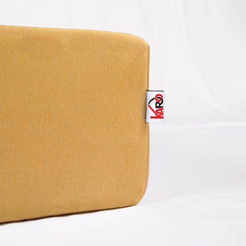 Prześcieradło jersey z gumką 160x200 musztardowe 042 Constance KARO Prześcieradło jersey z gumką 160x200 musztardowe 042 Constance KARO