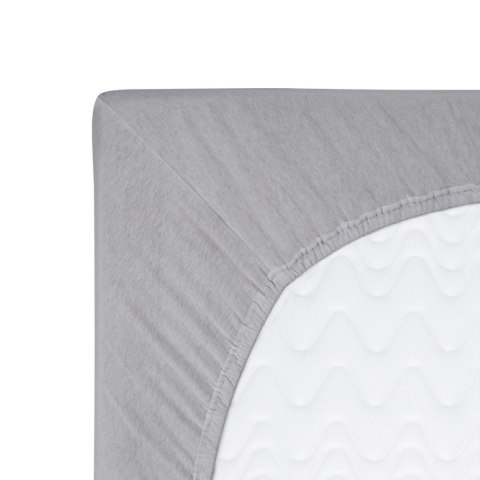 Prześcieradło jersey z gumką 160x200 popielate 024 Constance KARO Prześcieradło jersey z gumką 160x200 popielate 024 Constance KARO