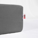 Prześcieradło jersey z gumką 160x200 szare 037 Constance KARO