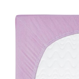 Prześcieradło jersey z gumką 160x200 wrzosowe 016 Constance KARO