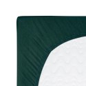 Prześcieradło jersey z gumką 160x200 zielone butelkowe 036 Constance KARO Prześcieradło jersey z gumką 160x200 zielone butelkowe 036 Constance KARO
