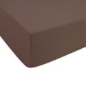 Prześcieradło jersey z gumką 180x200 czekoladowe 030 Constance KARO