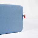 Prześcieradło jersey z gumką 220x200 niebieskie 009 Constance KARO Prześcieradło jersey z gumką 220x200 niebieskie 009 Constance KARO