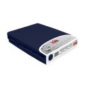 Prześcieradło jersey z gumką 90x200 granatowe 026 Constance KARO Prześcieradło jersey z gumką 90x200 granatowe 026 Constance KARO