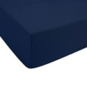 Prześcieradło jersey z gumką 90x200 granatowe 026 Constance KARO Prześcieradło jersey z gumką 90x200 granatowe 026 Constance KARO