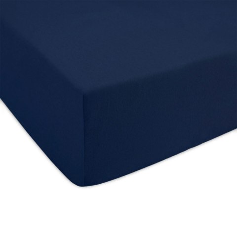 Prześcieradło jersey z gumką 90x200 granatowe 026 Constance KARO Prześcieradło jersey z gumką 90x200 granatowe 026 Constance KARO