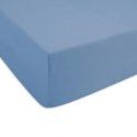 Prześcieradło jersey z gumką 90x200 niebieskie 009 Constance KARO Prześcieradło jersey z gumką 90x200 niebieskie 009 Constance KARO