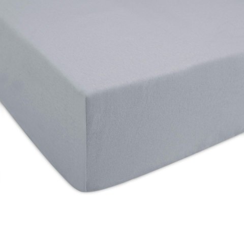 Prześcieradło jersey z gumką 90x200 popielate 024 Constance KARO Prześcieradło jersey z gumką 90x200 popielate 024 Constance KARO