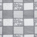 Pościel z kory 140x200 wzór 167 Paczłork falbanka szara biała na guziki 100% bawełna gruba Pościel z kory 140x200 wzór 167 Paczłork falbanka szara biała na guziki 100% bawełna gruba