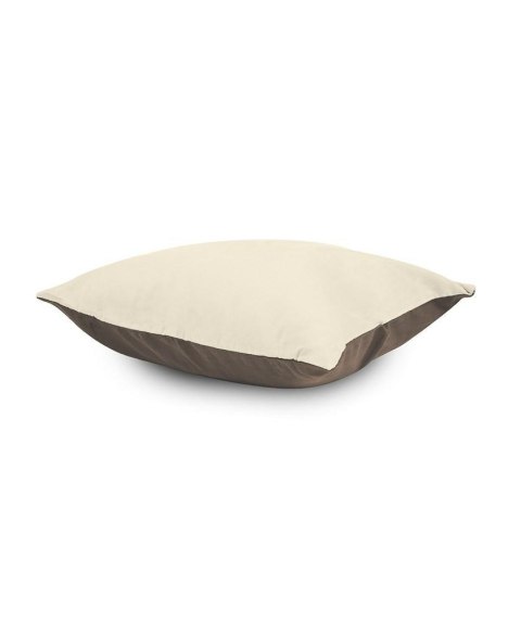 Poszewka satynowa 40x40 Double Face beżowa kremowa 16+02 jednobarwna Matex Poszewka satynowa 40x40 Double Face beżowa kremowa 16+02 jednobarwna Matex