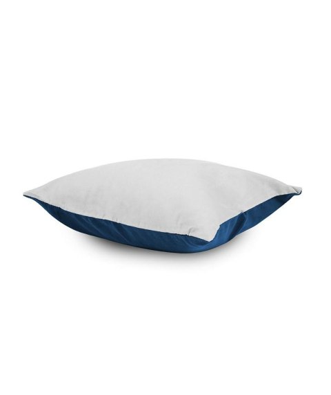 Poszewka satynowa 40x40 Double Face granatowa srebrna 47+42 jednobarwna Matex Poszewka satynowa 40x40 Double Face granatowa srebrna 47+42 jednobarwna Matex