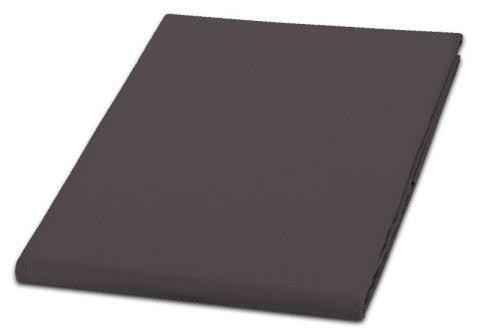 Prześcieradło bawełniane 160x200 grafitowe jednobarwne Prześcieradło bawełniane 160x200 grafitowe jednobarwne
