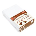 Prześcieradło frotte z gumką 60x120 białe 001 grube 200g/m2 KARO Prześcieradło frotte z gumką 60x120 białe 001 grube 200g/m2 KARO