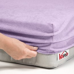 Prześcieradło frotte z gumką 60x120 wrzosowe 036 grube 200g/m2 KARO